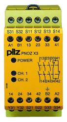 Pilz 774314 PNOZ X3, 110VAC, Safety monitoring relay