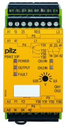 Pilz 777950 PILZ PSWZ X1P, 24-240VAC/DC, Safety relay for monitoring safe standstill