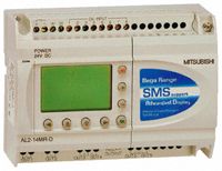 AL2-14MR-A Mitsubishi Alpha Logic Block, 8 AC inputs, 6 relay outputs