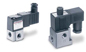 EVT307-3DZ-01F-Q  SMC EVT Direct operating Poppet Valve 110Vac with light & surge suppressor 1/8 thread ports, 1/8 body ported