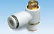 KQ2V04-M5 SMC Universal Male Elbow 4mm OD tube to M5 thread