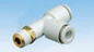 KQ2Y04-M5 SMC Male Run Tee 4mm to M5 thread