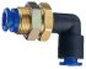 KQLE04-00 SMC KQLUE Triple Bulkhead Male Elbow Fitting