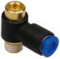 KQVS04-01S SMC KQVS Single Universal Male Elbow Banjo Fitting with Hex-Head Socket