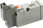 SYJ512-5DO-M5-Q  SMC SYJ500 Body Ported 3 Port Solenoid Valve 24 Vdc Normally Closed