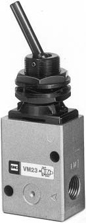 EVM230-F02-08  SMC Mechanical Valve EVM200  Toggle Lever type 3 port